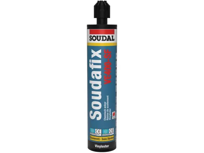 Soudal 117474 Soudafix ancrage chimique VE400-SF 280ml
