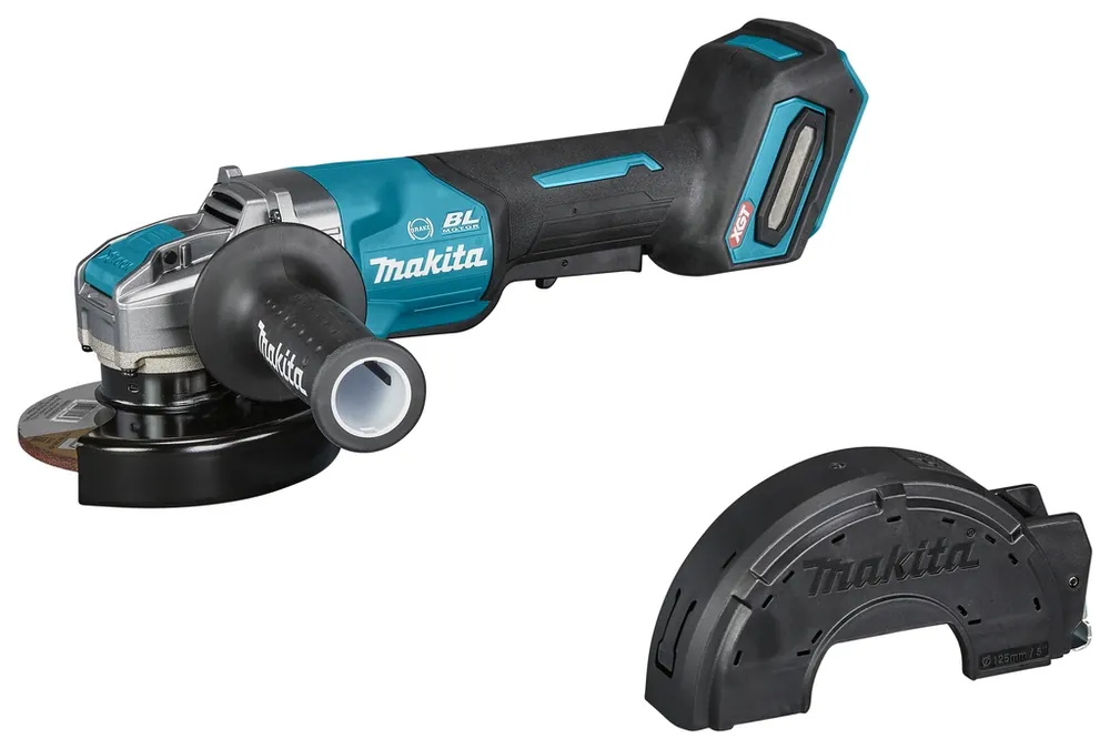 Makita GA047GZ Meuleuse d‘angle 40V max 125mm X-Lock avec interrupteur de sécurité excl. batteries et chargeur
