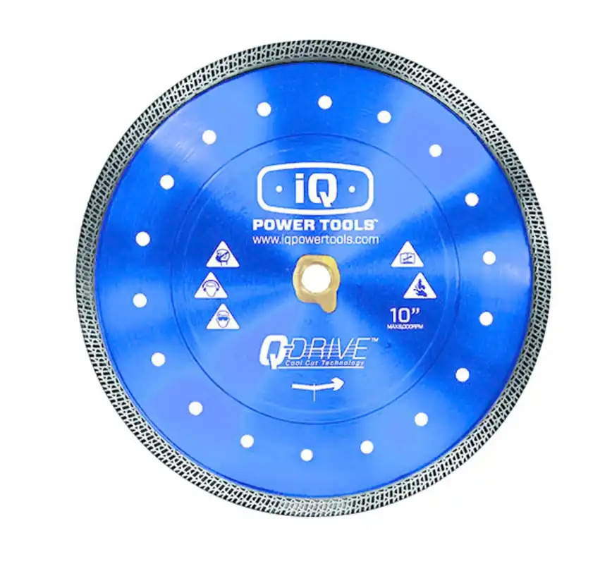 iQ Power Tools TLD254-1.54P-QD-MB1 Lame de scie pour matériaux souples 254 mm - Q-Drive pour utilisation avec iQTS244®.