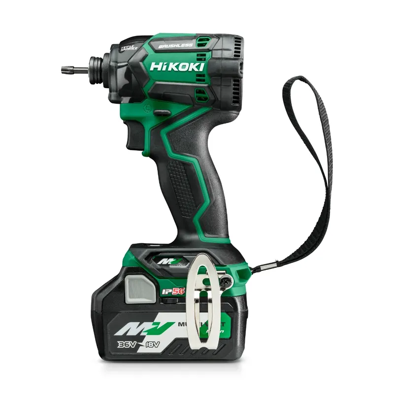 HIKOKI WH36DCWRZ Clé à chocs sans fil Multivolt 36V 2.5Ah Li-Ion dans un boîtier HSC II