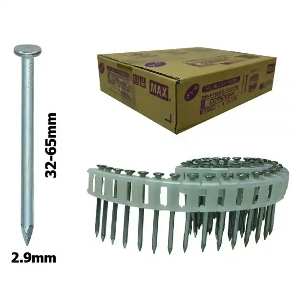 Max NCP90086 Clou de bobine trempé pour HN120 - 2.9x65mm