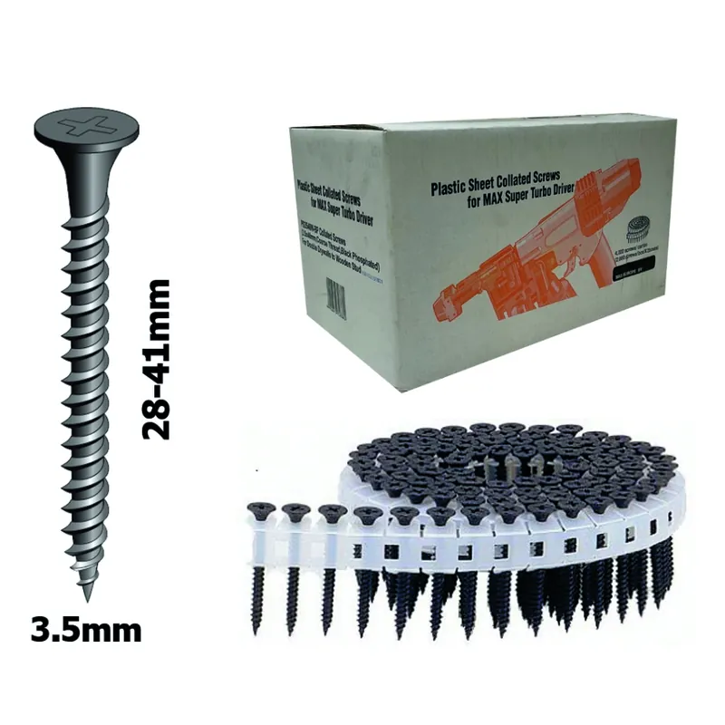 Max SPS90011 Vis à bois sur rouleau pour HVR41G4 - 3.5x40mm