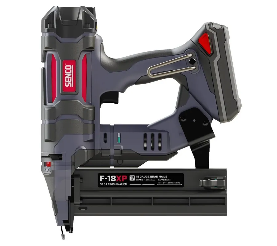 Senco 10M2501N F-18XP FUSION Mini Brad 1.2 mm Tacker 16-54 mm 18V 2 x batterie 1.5Ah - 2ème génération