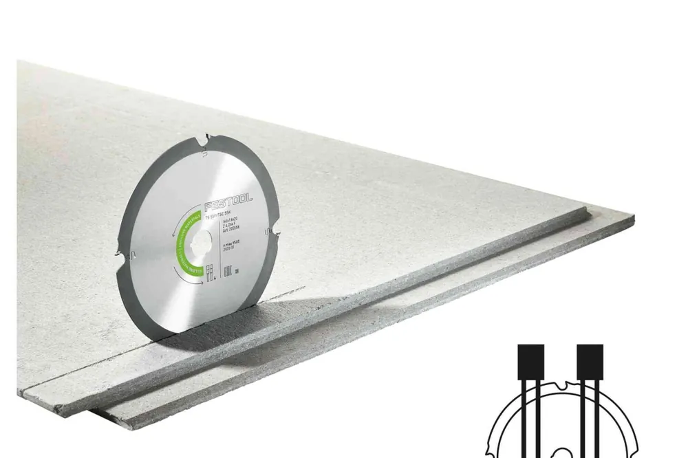 Festool Accessoires 205769 Lame de scie circulaire diamantée MATIÈRES ABRASIVES DI 168x1,8x20 F4