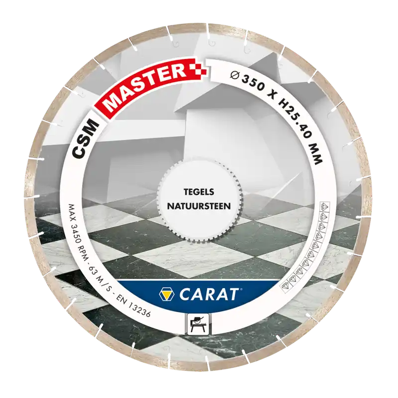 Carat CSMM350200 Lame de scie diamantée TILES CSM MASTER 350x20,0MM