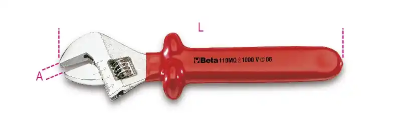 Beta 001100530 Clé à molette 300 mm