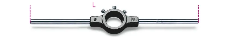 Beta 004440055 Support de plaque de coupe acier Ø 55x16 mm 495 mm