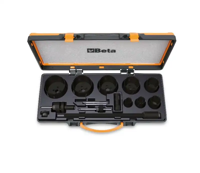 Beta 004500313 Jeu de scies cloches pour électriciens 15 pièces