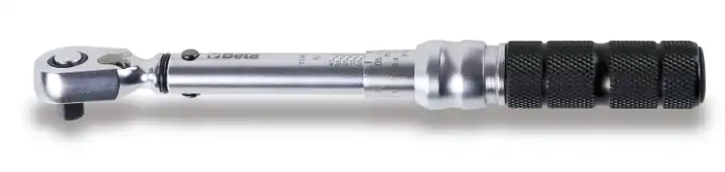 Beta 006050110 Clé dynamométrique avec mécanisme de clic et cliquet commutable 2-10 Nm