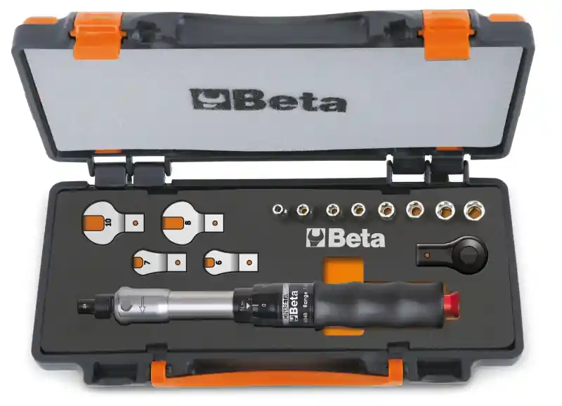 Beta 006710002 Jeu de clés dynamométriques 2÷10 Nm 14 pièces