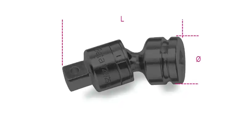 Beta 007100830 Joint de cardan 3/8" 58 mm