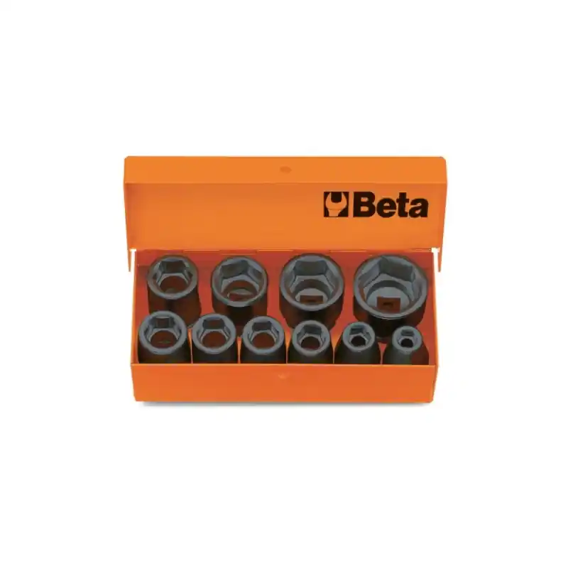 Beta 007100910 Jeu de douilles à chocs 3/8" 10 pièces