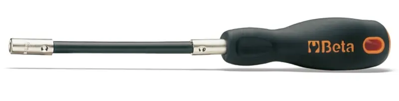 Beta 008970010 Tournevis flexible avec porte-embouts 280 L mm