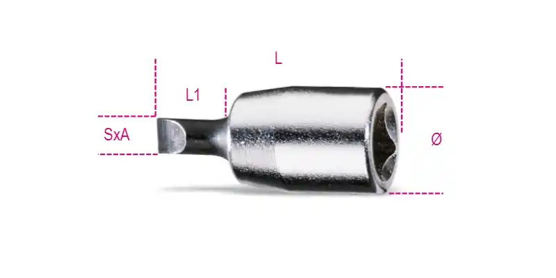 Beta 009000625 Tournevis pour vis à fente - 1.6x10 SxA mm