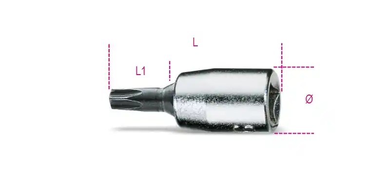 Beta 009000727 Torx® Schroevendraaierdoppen T40