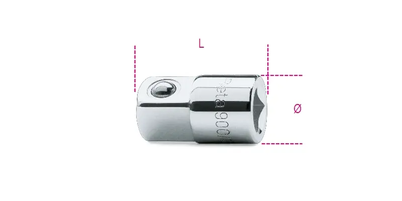 Beta 009000814 Adaptateur 1/4" à 3/8"