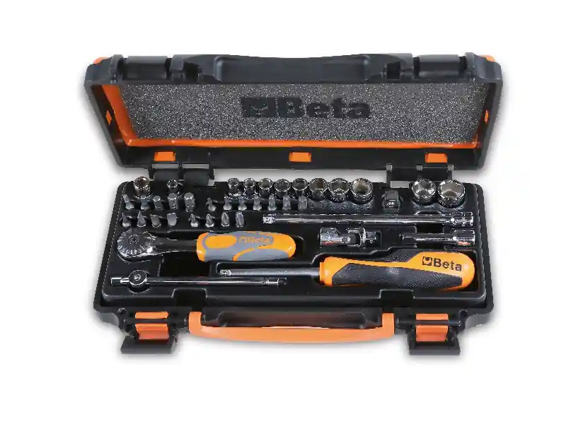 Beta 009000984 Jeu de clés à douille 1/4‘‘‘‘ 39 pièces