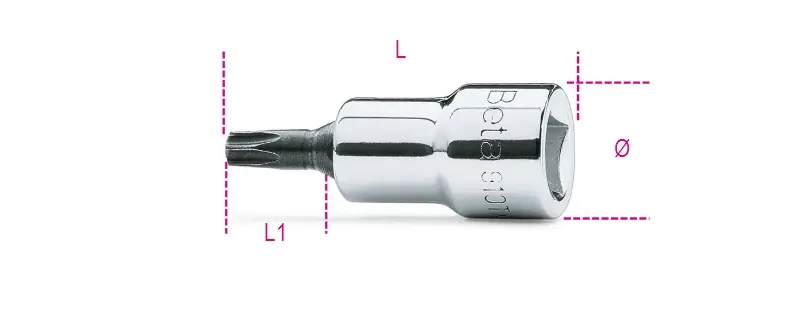 Beta 009100526 Capuchons de tournevis Torx® T50