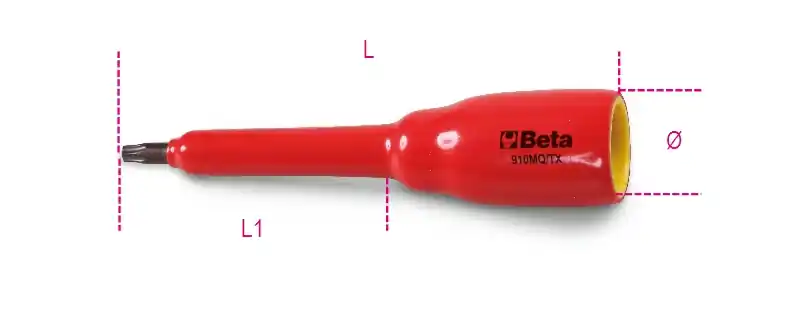 Beta 009100641 Clé à douille 3/8‘‘‘‘ pour vis Torx® 15 mm