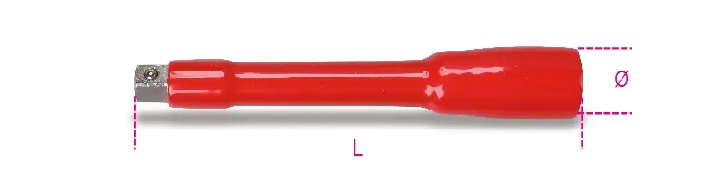 Beta 009100804 Rallonge 3/8" 140 mm
