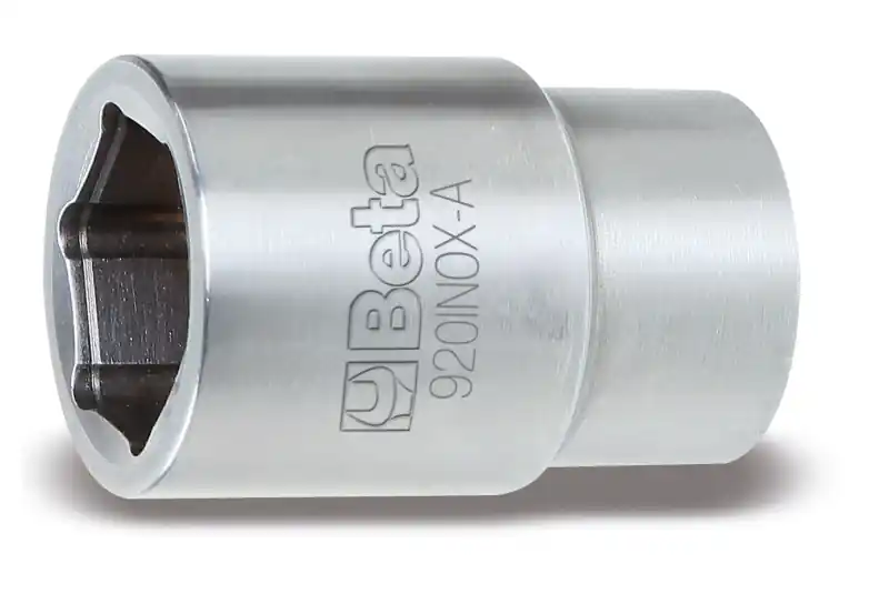 Beta 009203017 920 Inox-A Clé à douille à 17 pans 17 mm