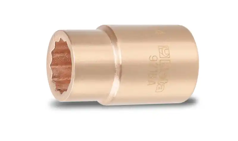 Beta 009210810 1/2‘‘‘‘ Clé à douille sans étincelle à douze côtés 10 mm