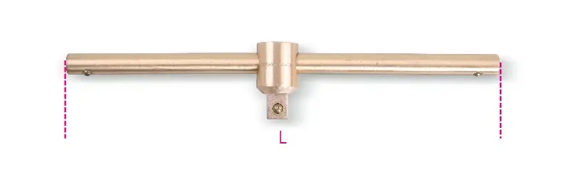 Beta 009260876 3/4‘‘‘‘ Barre d‘‘essorage sans étincelle avec carré d‘‘entraînement coulissant 400 mm