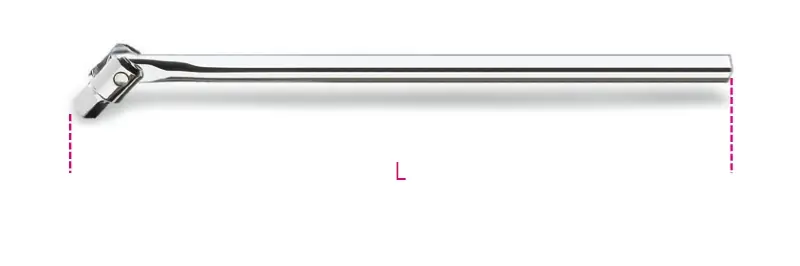 Beta 009280844 Poignée 3/4" avec articulation du genou 545 mm