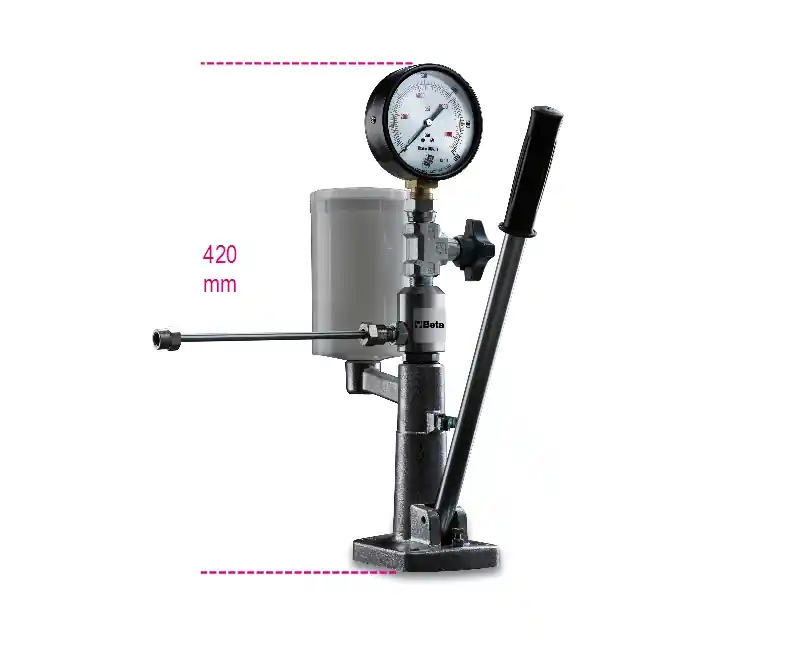 Beta 009600200 Verstuivertester handpomp met manometer max. 600 Bar