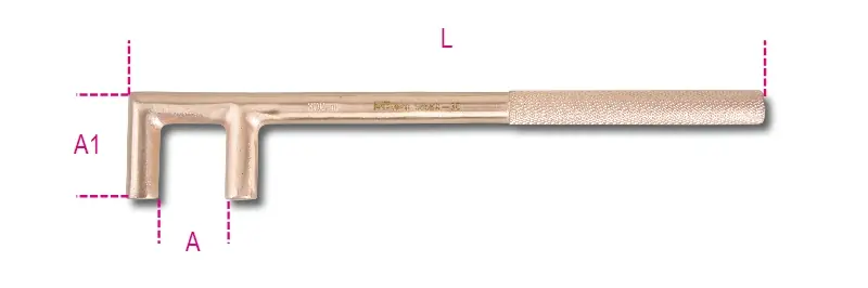 Beta 009650855 Clé de soupape de sécurité sans étincelle 55 mm