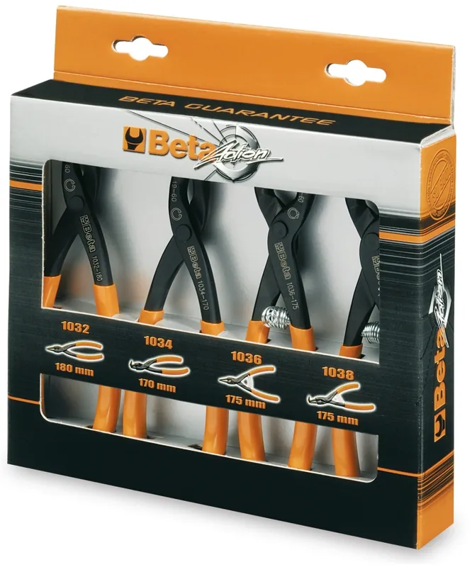 Beta 010310000 1031/S4-Pinces à circlips 4 pièces