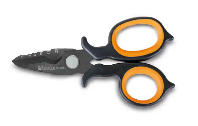 Beta 011280088 Ciseaux d‘‘électricien en acier inoxydable 150 mm