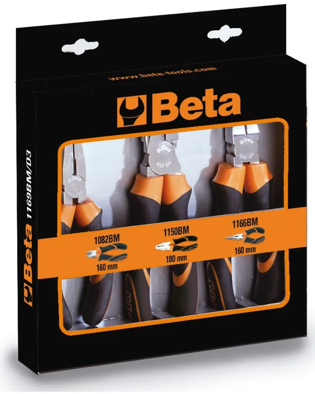 Beta 011690133 1169Bm/D3 Jeu de pinces 3 pièces