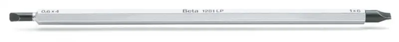Beta 012810302 Lames de tournevis à tête fendue - 0,8x4 SxD mm