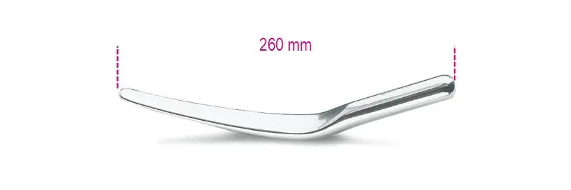 Beta 013260001 1326-Fer à plier, courbé et pointu 560 g