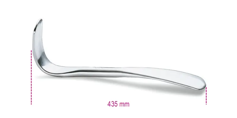 Beta 013290001 1329-Fer à plier, modèle courbé court 1800 g