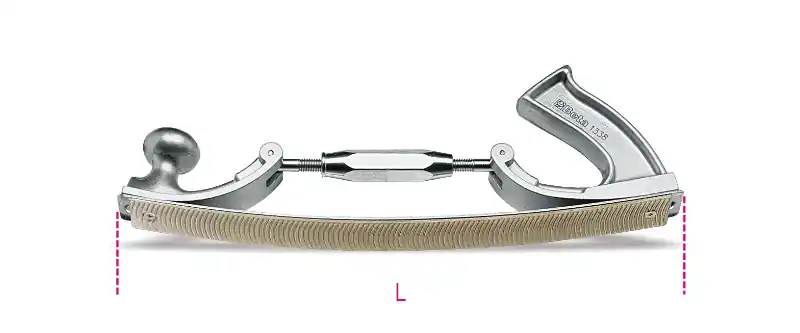 Beta 013380001 1338A-Lime de corps réglable 9 /1"