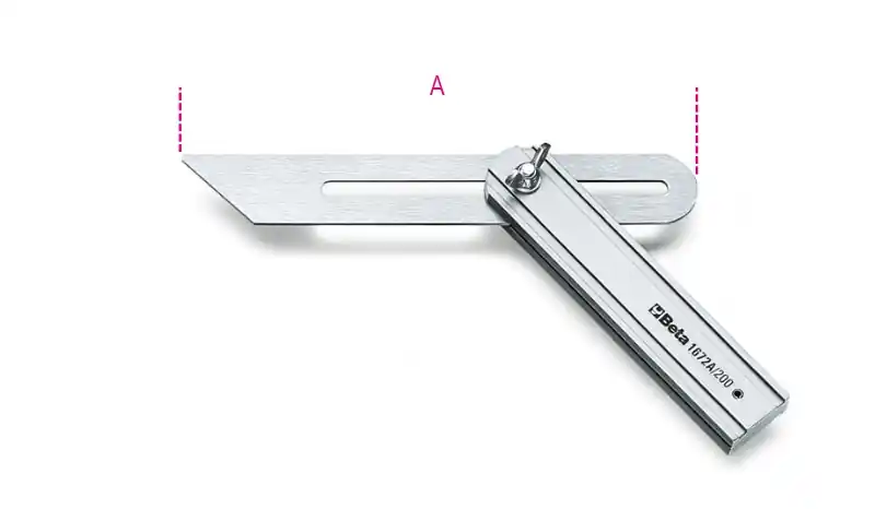 Beta 016720120 1672A 200 Crochet coulissant pivotant réglable 200 mm