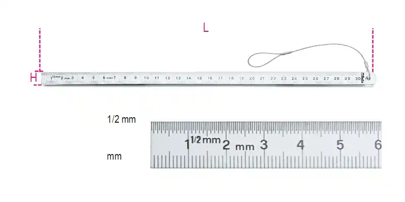 Beta 016824030 1682Hs Règle flexible 300 mm