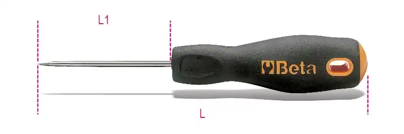 Beta 016870110 1687D-Fitters Crochet de précision, poignée 153 L mm