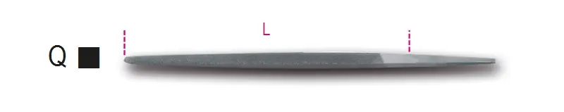 Beta 017180021 1718A6/Q-Lime demi-douce carrée 150 L mm