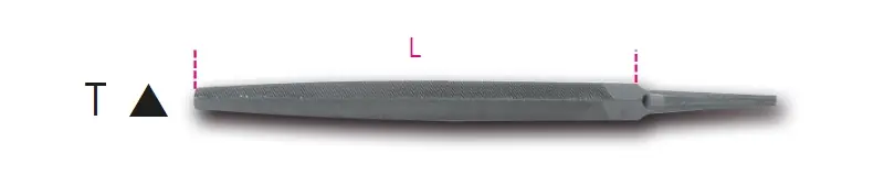 Beta 017180023 1718A6/T-Lime triangulaire semi-douce 150 L mm