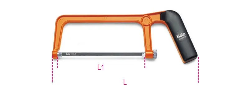 Beta 017250010 1725Cr-Mini Support de scie 250 L mm
