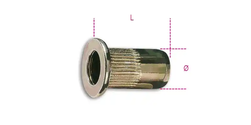 Beta 017420020 1742R-A Ecrous M10 pour rivets aveugles 13x24 mm