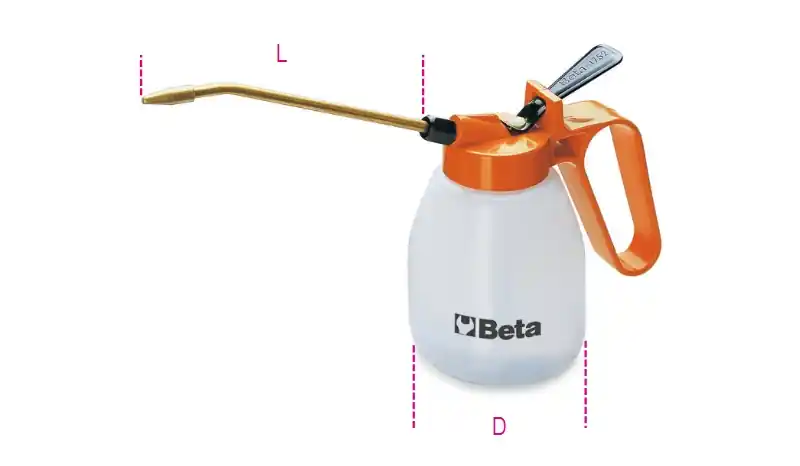 Beta 017520002 1752 200-Bidon d‘huile en plastique 200 cc