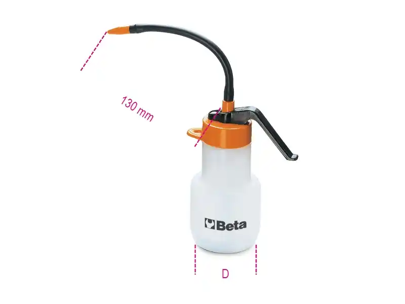 Beta 017540025 1754 250-Bidon d‘huile en plastique 250 cc