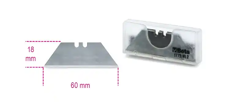 Beta 017720017 1772Rl/2-Couteaux de réserve 10 pièces