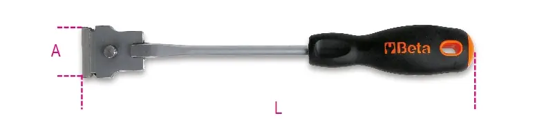 Beta 017740011 1774A-Mulifonctional Scraper 300 L mm
