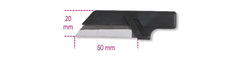 Beta 017770021 1777Rl/U-4 Couteau de rechange pour 1777Mq/U 4 pièces