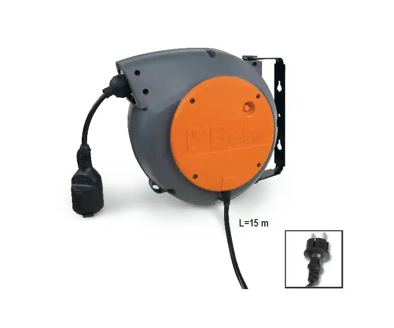Beta 018440318 1844 Enrouleur automatique de câble 15 m H07RN-F